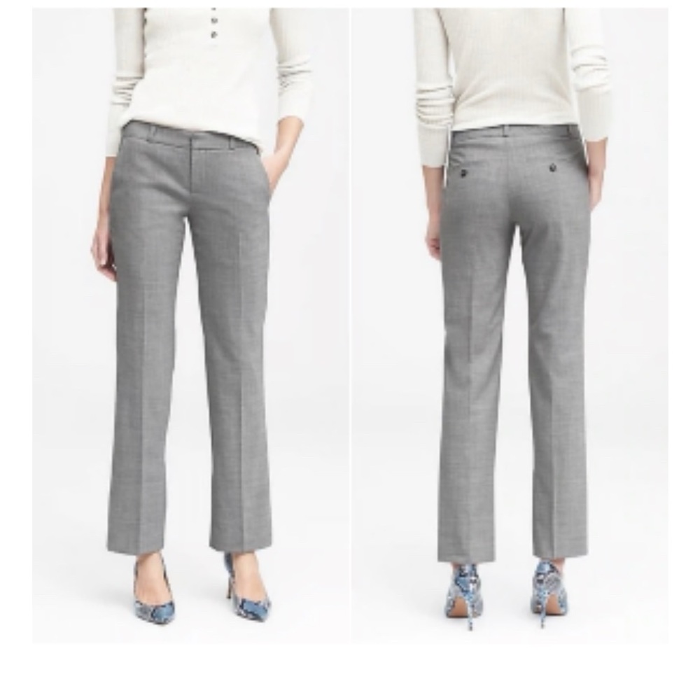 NWT Banana Republic Logan Pant Light Gray